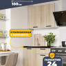 Кухонный гарнитур 1.0 м Ева, мебель для дома и кухни (БТС) Дуб Сонома