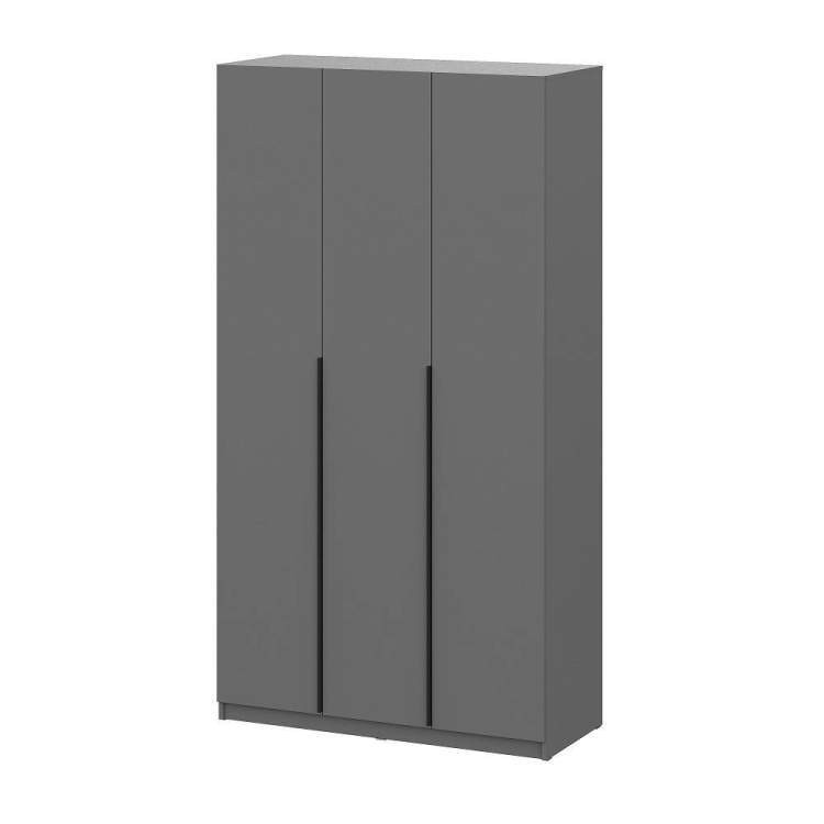 Шкаф распашной для одежды ШК 5 222x120x51 см Графит