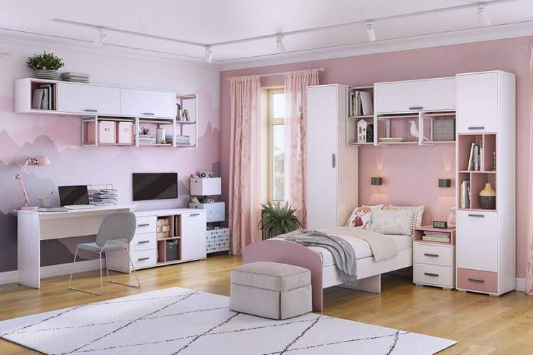 Шкаф для белья с ящиками 450 Лило (MLK)