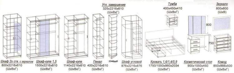 Кровать 140х200 с ящиком Сакура (БТС) с реечным настилом