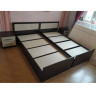 Кровать 90х200 с проложками ДСП Фиеста LIGHT, венге / лоредо