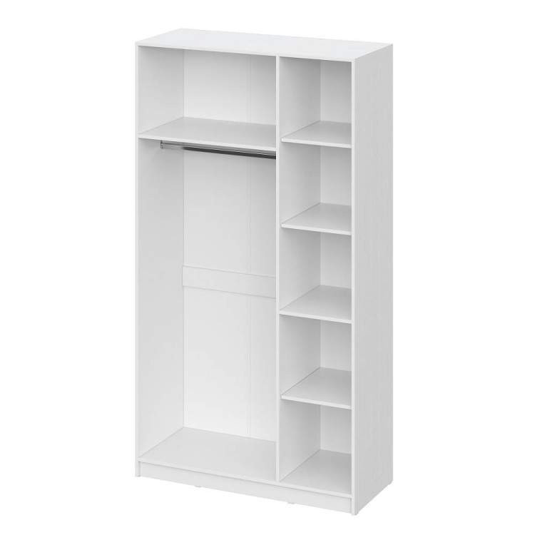 Шкаф распашной для одежды 2216х1201х506 мм ШК 5, белое дерево