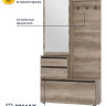 Прихожая комплект ПР-04 Энигма 200x100x35см дуб каньон/венге