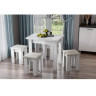 Стол обеденный раскладной СО-3 (Арника) Белый